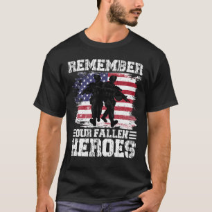 Retro Memorial Day Geschenk - Erinnert Euch an uns T-Shirt