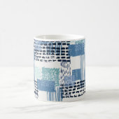 Retro Memphis Doodle Nahtloses Muster Kaffeetasse (Mittel)