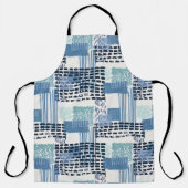 Retro Memphis Doodle Nahtloses Muster Schürze (Vorderseite)