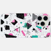 Retro Memphis Geometric Pattern Case-Mate iPhone Hülle (Rückseite (Horizontal))