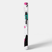 Retro Memphis Geometric Pattern Case-Mate iPhone Hülle (Rückseite / Links)