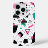 Retro Memphis Geometric Pattern Case-Mate iPhone Hülle (Rückseite)