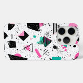 Retro Memphis Geometric Pattern Case-Mate iPhone Hülle (Rückseite (Horizontal))