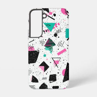 Retro Memphis Geometric Pattern Samsung Galaxy Hülle