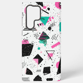 Retro Memphis Geometric Pattern Samsung Galaxy Hülle
