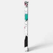 Retro Memphis Geometric Pattern Samsung Galaxy Hülle (Linke Seite)