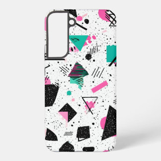 Retro Memphis Geometric Pattern Samsung Galaxy Hülle
