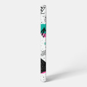 Retro Memphis Geometric Pattern Samsung Galaxy Hülle (Linke Seite)