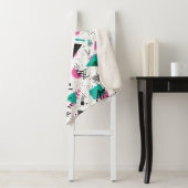 Retro Memphis Geometric Pattern Sherpadecke (Beispiel)