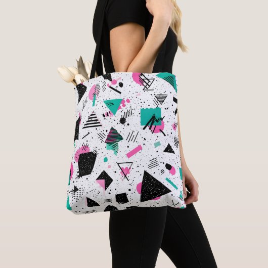 Retro Memphis Geometric Pattern Tasche (Von Nahem)