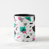 Retro Memphis Geometric Pattern Tasse (Zentrum)