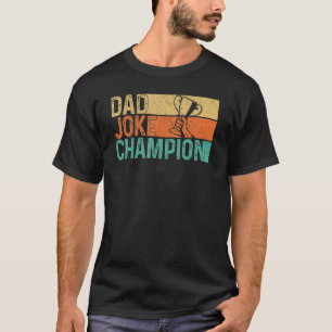 Retro Mens Vater Joke Champion Vatertag T-Shirt