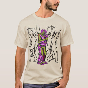 Retro-Mentalgesundheitsbewusstsein Inspirierendes T-Shirt