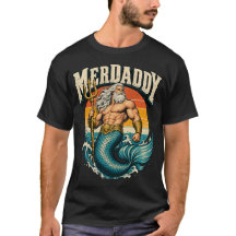 Retro Merdaddy Meermann Vater Lustiger Vatertag