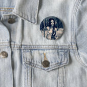 Retro Mermaid Button (Beispiel)