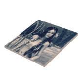 Retro Mermaid Fliese (Seite)