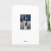 Retro Mermaid Karte (Rückseite)