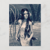Retro Mermaid Postkarte (Vorderseite)