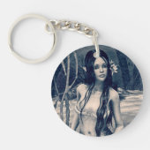 Retro Mermaid Schlüsselanhänger (Vorderseite)