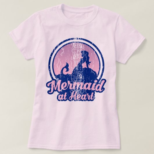 Retro Mermaid T-Shirt (Design vorne)