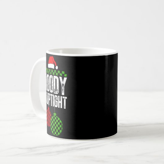 Retro Merry And Bright Moody And Uptight Couples C Kaffeetasse (Vorderseite Links)