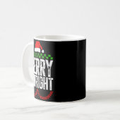 Retro Merry And Bright Moody And Uptight Couples C Kaffeetasse (Vorderseite Links)