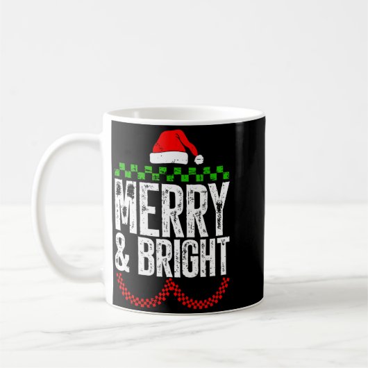 Retro Merry And Bright Moody And Uptight Couples C Kaffeetasse (Links)