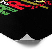 Retro Merry Christmas Cross Christian Jesus Xmas W Poster (Ecke)