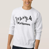 Retro Merry Christmas Style Sweatshirt (Vorderseite)