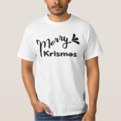 Retro Merry Christmas Style T-Shirt (Vorderseite)
