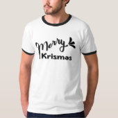 Retro Merry Christmas Style T-Shirt (Vorderseite)