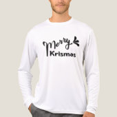 Retro Merry Christmas Style Tri-Blend Shirt (Vorderseite)