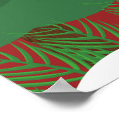 Retro Merry Christmas Trees Business Sale Ads Poster (Ecke)