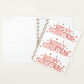 Retro Merry Christmas Typography Planer (Anzeige)