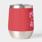 Retro Merry und Bright Holiday Design (Vorderseite)