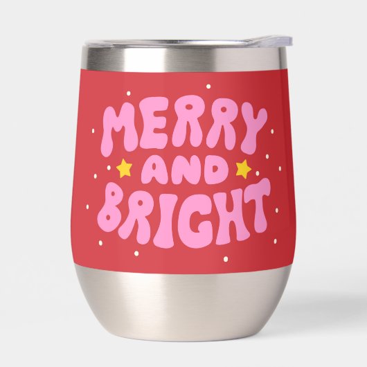 Retro Merry und Bright Holiday Design (Links)