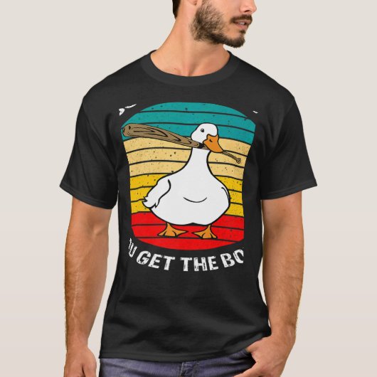 Retro Mess With Honk Get The Bonk Goose Duck Farme T-Shirt (Vorderseite)