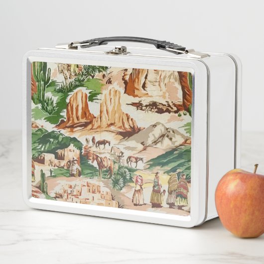 Retro Metall Brotdose (Beispiel)