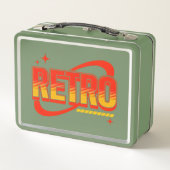 Retro. Metall Brotdose (Rückseite)