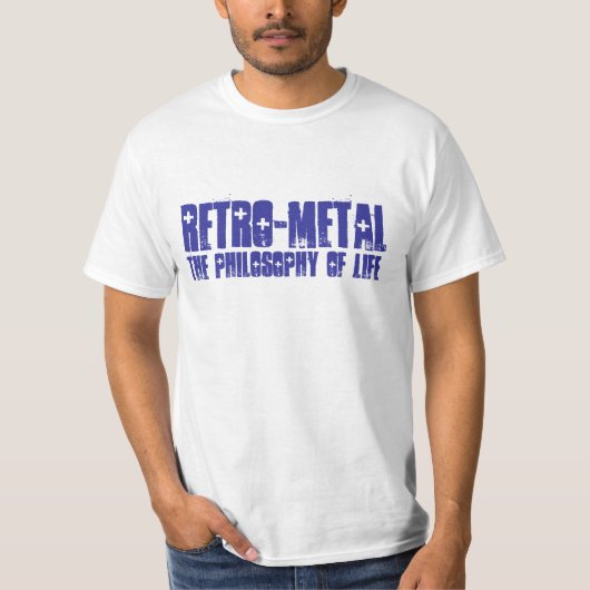 Retro-Metall T-Shirt (Vorderseite)