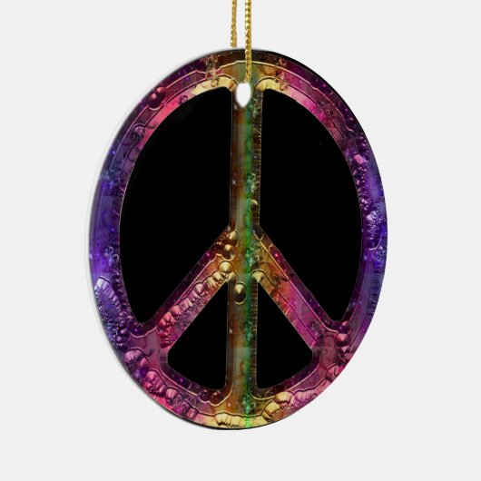 Retro metallischer keramik ornament (Rechts)