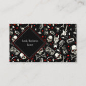 Retro-Metallmuster Visitenkarte (Vorderseite)