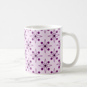 Retro-metrische Tasse, Pflaume Kaffeetasse