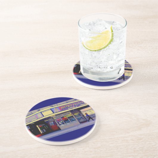 Retro Metro Untersetzer (Seite)