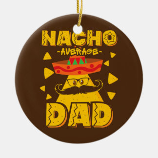 Retro mexikanischer Vater für Nacho Liebhaber Vate Keramik Ornament
