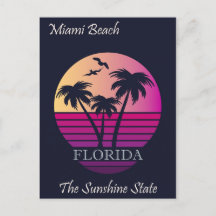 Retro Miami Beach Florida Vintage Reise