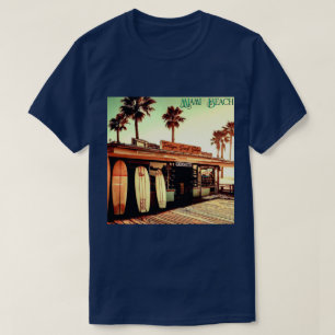 Retro   Miami Beach   Surfshop   Unisex   T - SHIR T-Shirt