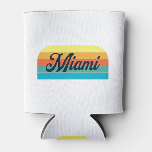 Retro Miami Dosenkühler (Vorderseite)