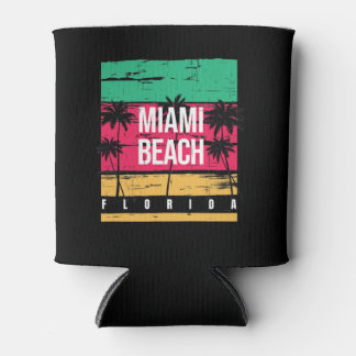 Retro Miami Florida Strand Souvenir Dosenkühler