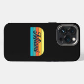 Retro Miami iPhone Hülle (Rückseite (Horizontal))